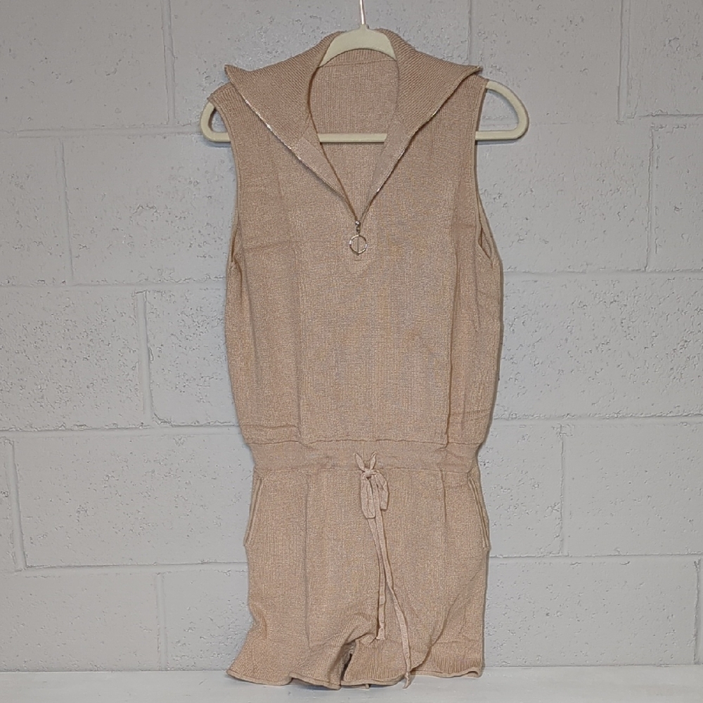 Women's Casual Sleeveless Short Romper Summer One Piece Outfit Size Large NWOT - Picture 3 of 8